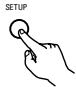 DENON D-M51DVS - At the system setting changing menu screen, press the SETUP button. - 1