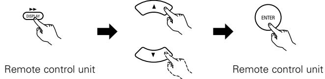DENON D-M51DVS - Adjusting the picture quality - 3