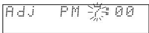 DENON D-M51DVS - Setting the clock (12-hour display) - 7
