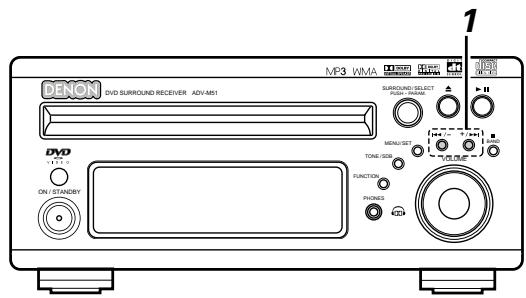 DENON D-M51DVS - Listening to preset stations - 1