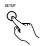 DENON D-M51DVS - Press the SETUP button to display the setup screen. - 1