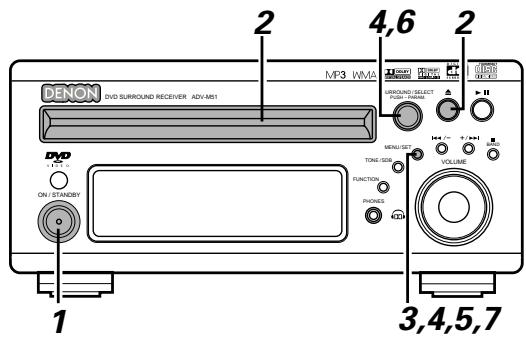 DENON D-M51DVS - NOTE: - 1