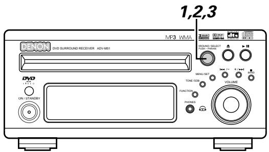 DENON D-M51DVS - [2] 2-channel mode settings - 1