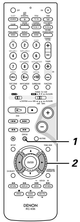 DENON D-M51DVS - ON-SCREEN DISPLAY - 2