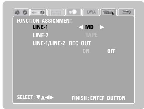 DENON D-M51DVS - [5] Function settings - 2