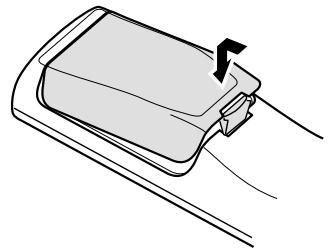 DENON D-M51DVS - Inserting the batteries - 3