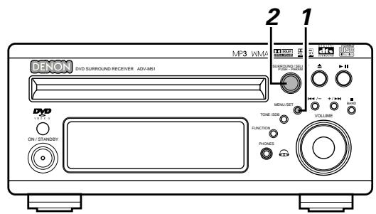 DENON D-M51DVS - ON-SCREEN DISPLAY - 1