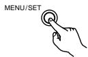 DENON D-M51DVS - Press the MENU/SET button. - 1