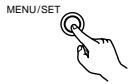 DENON D-M51DVS - Press the MENU/SET button. - 1
