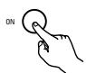 DENON D-M51DVS - Turn on the power. - 2