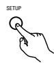 DENON D-M51DVS - Press the SETUP button to quit the setup mode. - 1