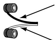 DENON D-M51DVS - Connecting the speaker cords - 1