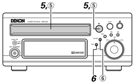 DENON D-M51DVS - CD  TAPE recording (when the ADV-M51 and DRR-M31 are connected with a system cord) - 2