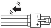 DENON DHT-M330DV - Replacing the speaker connection cords - 5