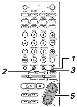 DENON DHT-M330DV - Input mode setting - 7