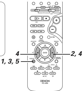 DENON DHT-M330DV - Preparations: - 3