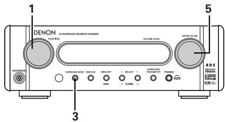 DENON DHT-M330DV - Input mode setting - 1