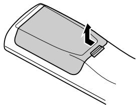 DENON DHT-M330DV - Inserting the batteries - 1