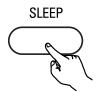 DENON DHT-M330DV - Setting the sleep timer (remote control unit only) - 7