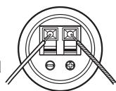 DENON S-55HT - Connecting the speaker terminals - 2