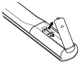 DENON DN-A200 - Inserting the batteries - 1