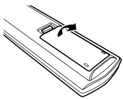 DENON DN-U100P - Inserting the batteries - 1
