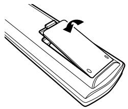 DENON DN-U100P - Inserting the batteries - 3