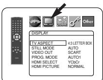 DENON DN-V100 - TV ASPECT (Default: 4:3 LETTER BOX) - 1