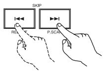 DENON DN-V210 - Skipping to the Beginning of Chapters or Tracks - 2
