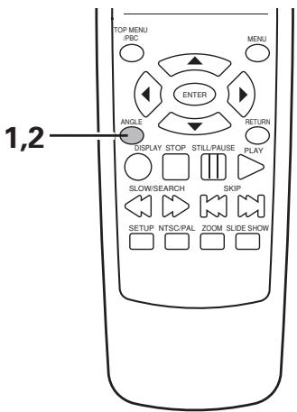 DENON DN-V210 - Switching the Angle (Multiple Angle Function) - 1