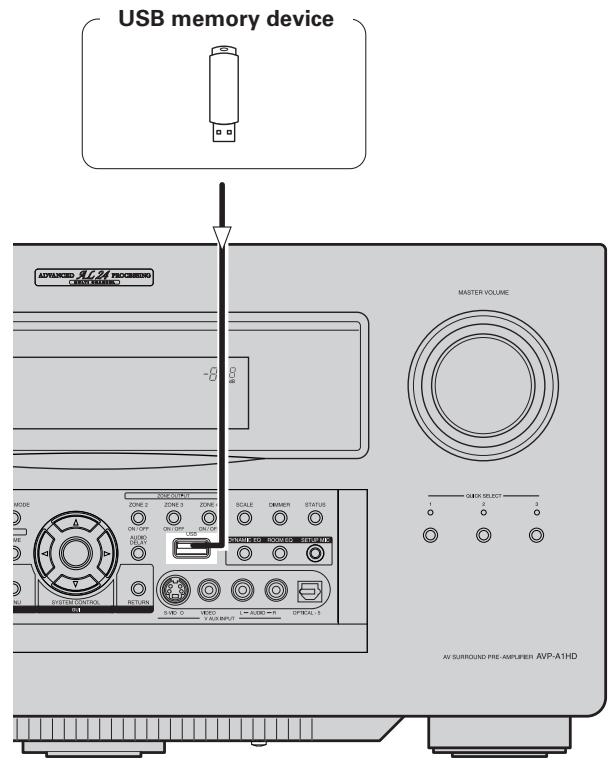 DENON AVP-A1HDA - □ Front panel - 1