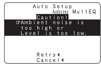 DENON AVR-1909 - Error Messages - 2