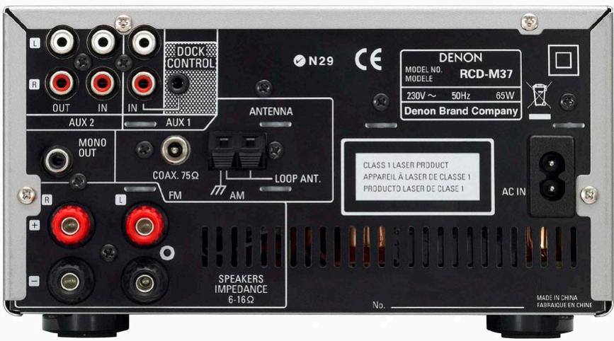 DENON D-M37 - Sortie - 1