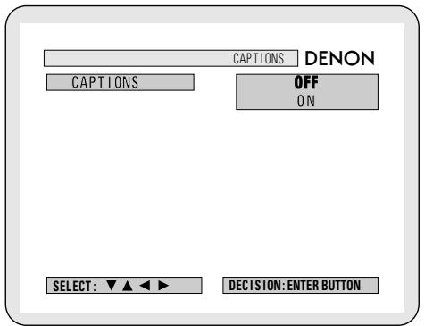 DENON ADV-1000 - ※ To exit the captions mode - 4