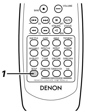 DENON ADV-1000 - "RATINGS" is selected - 2