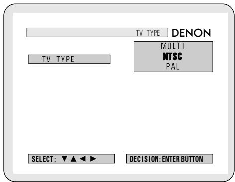 DENON ADV-1000 - ※ To exit the TV type mode - 3
