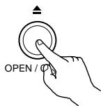 DENON ADV-1000 - Press the OPEN/CLOSE button. - 1