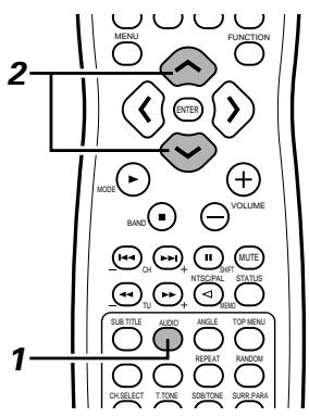 DENON ADV-1000 - [1]Switching the Audio Language (Multiple Audio Function) - 1