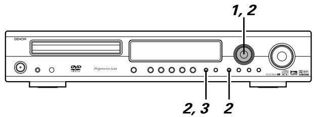 DENON ADV-1000 - [3] Playing in the auto stereo mode (DVD, TV/DBS and V.AUX functions only) - 1