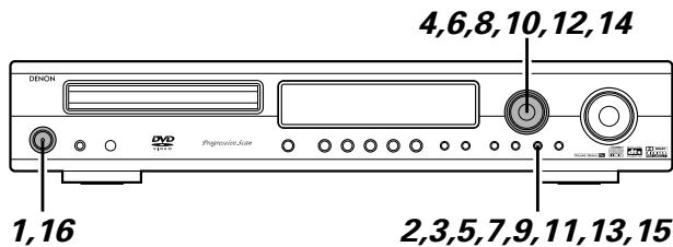 DENON ADV-1000 - Setting the Everyday timer - 1