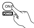 DENON ADV-1000 - Turn on the power. - 2