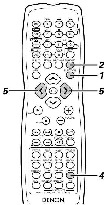 DENON ADV-1000 - DSP Surround simulation - 2