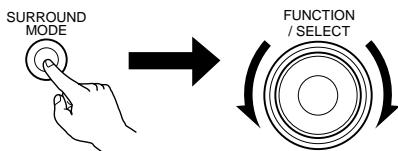 DENON ADV-1000 - Set the surround mode to "AUTO DECODE". - 1
