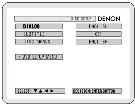 DENON ADV-1000 - ※ To exit the disc setup mode - 3