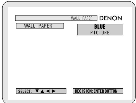 DENON ADV-1000 - ※ To exit the wall paper mode - 3