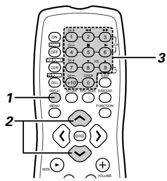 DENON ADV-1000 - Operating using the disc information OSD - 1