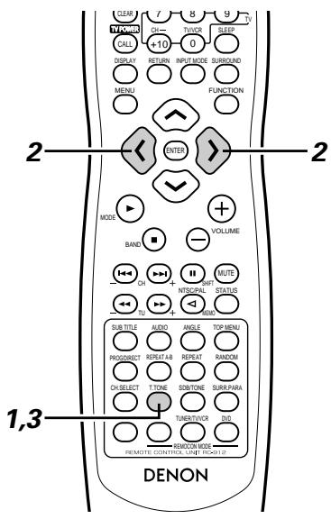 DENON ADV-1000 - Before playing with the surround function - 1