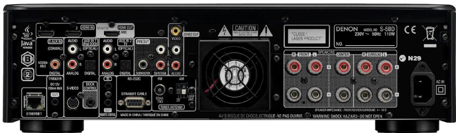 DENON CARA S-5BD - Fonctions pour installation personnalisée - 4