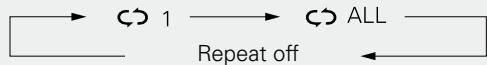 DENON DCD-CX3 - Press [REPEAT] to select the repeat mode. - 2