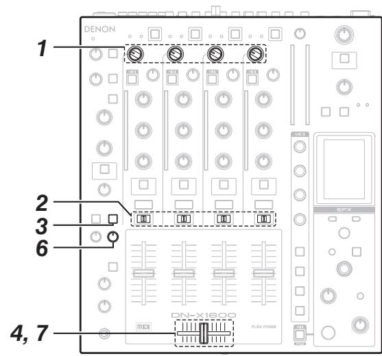 DENON DN-X1600 - Channel Fader Start - 1